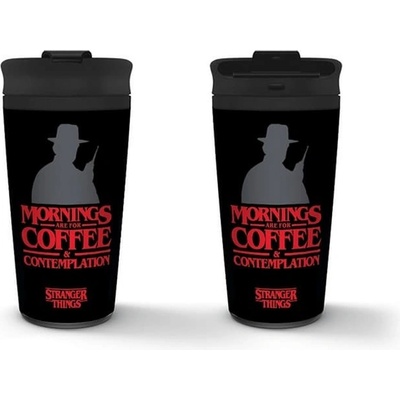 Pyramid International Cestovní hrnek Stranger Things Coffee and Contemplation 0,425 l