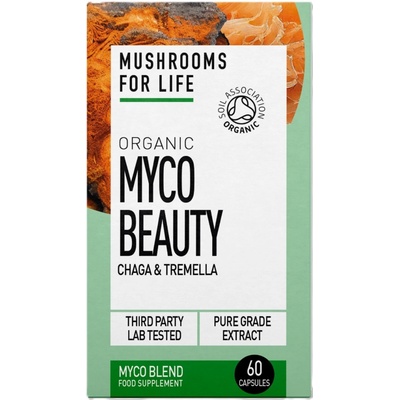 Mushrooms 4 Life Myco Beauty tremella a čaga 60 kapslí