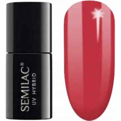 Semilac hybridní lak na nehty Spiced Apple 305 ohnivě červená 7 ml