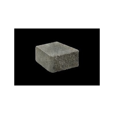 Garden Stone štípaný Bílá natur-černá C8