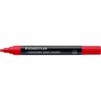 STAEDTLER Маркер Staedtler Lumocolor Paint 349, акрилен, ЧЕРВЕН (31095-А-ЧЕРВЕН)