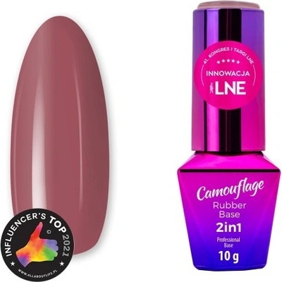 Molly Lac Rubber Base 2v1 Camouflage Boom Blush 10 ml
