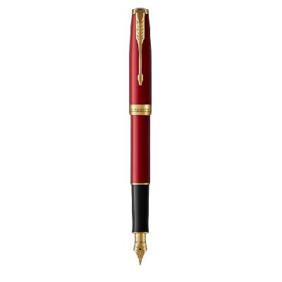 Писалка Parker Royal Sonnet Lacquer, червена GT, М (26589-А-ЧЕРВЕН М)