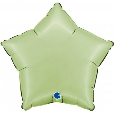 GRABO fóliový balónek Hvězda saténově olivová 18 46cm nafukovací