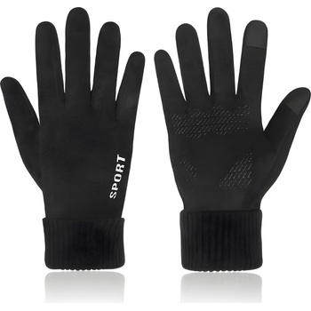 HARAHU Мъжки ръкавици sp-21580 - Черни kp21580 (sp-21580)