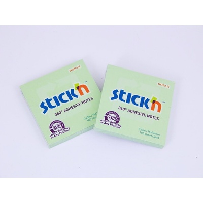 Hopax Stick'n Notes 360° zelený 76 x 76 mm 100 listů – Zbozi.Blesk.cz