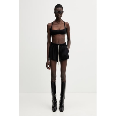 Rick Owens Lilies къс панталон дамски с вискоза (LI01F7333.RV)