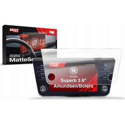 GRIZZ Protector, Ochrana displeje MatteScreen, Škoda Superb III, 2015-2024, Amundsen/Bolero, Display 8" – Hledejceny.cz
