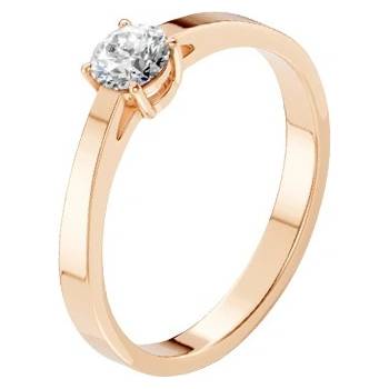 Cara Diamanti Дамски пръстен от розово злато с диамант k101-10012r (k101-10012r)