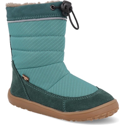 Detské zimné barefoot snehule UP TEX SNOW WOOL Petroleum G3160249-3