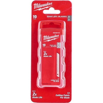 Milwaukee čepele segmentové 9 mm 10 ks 48229109