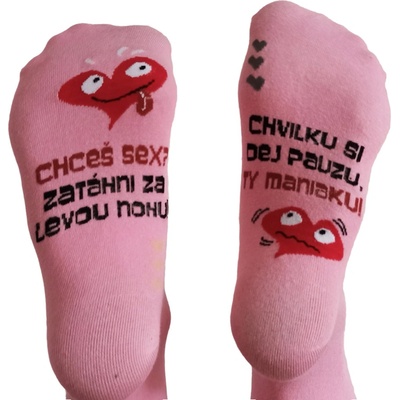 Veselé ponožky Chceš sex?