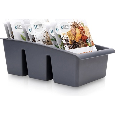 VILDE VILDE Organizér na koření v sáčcích 25 x 15 x 9 cm – Zboží Dáma