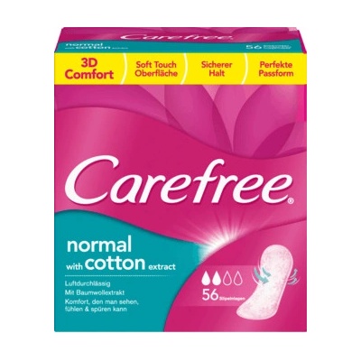 Carefree Cotton slipové vložky 56 ks