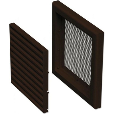 Dalap plastová 204 x 204 mm bez příruby hnědá