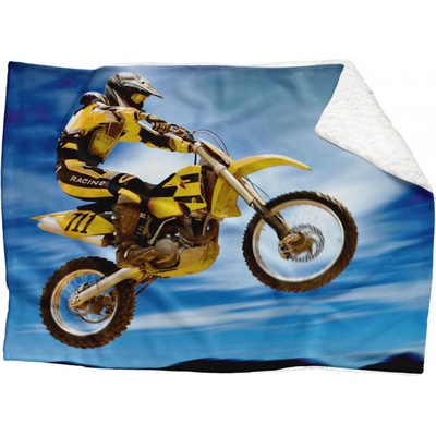 Impar fleece deka Motokros Podšití beránkem ANO 150x120
