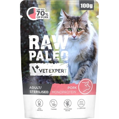 Raw Paleo Adult Sterilised Pork 100 g