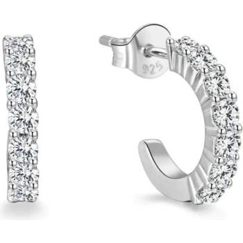 Silenti Jewelry Сребърни обеци "Контрол