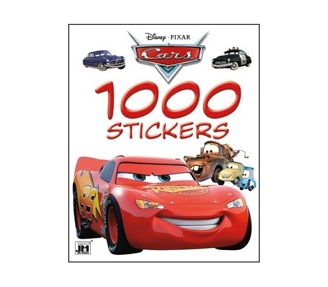 1000 samolepek Auta