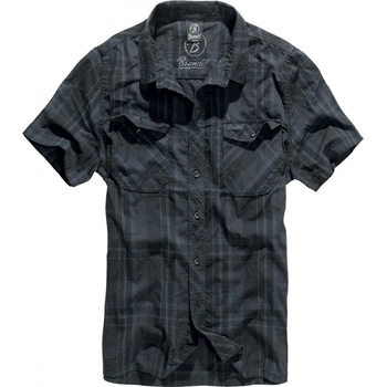 Brandit Roadstar košile s krátkým rukávem černá modrá