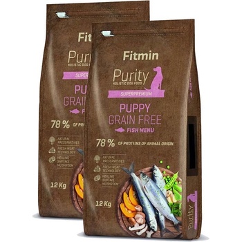 Fitmin Purity GF Puppy Fish 2 x 12 kg