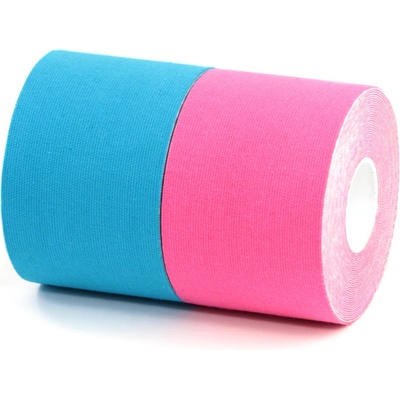 Bronvit Sport Kinesio Tape set modrá + růžová 2 x 5 cm x 6 m