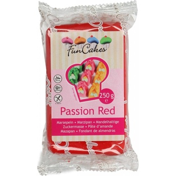 FunCakes Marcipán Passion Red červený 250 g
