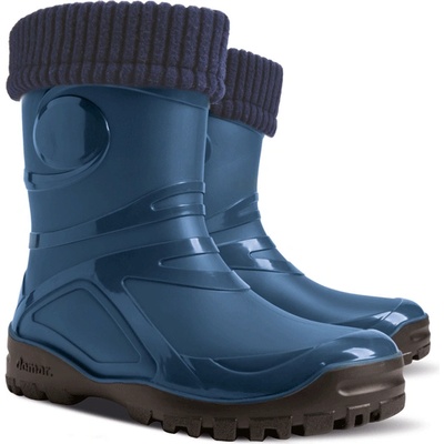 Demar Дамски гумени работни ботуши с топла стелка YOUNG 2 FUR, тъмносини (D0466A)