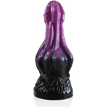 Image 1 of HellHound Hydra Dildo Black Purple L
