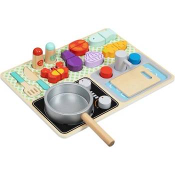 Tooky Toy Tooky Toy: Комплект за кухня, дървен (TJ453)