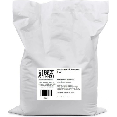 Život bez lepku Fazole velká barevná 5 kg