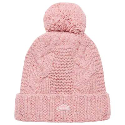 Шапка Superdry Vintage Cable beanie - Pink (Rose Tweed)