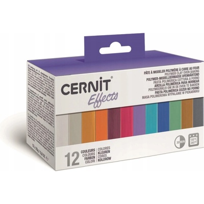 Cernit Modelovacia hmota s efektmi 12x25g