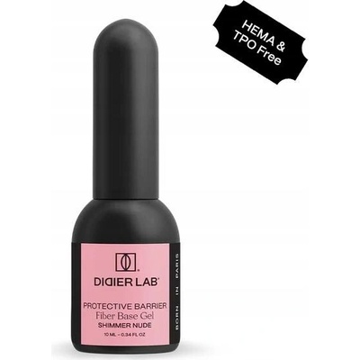 Didier Lab Hybridní báze s vláknem Fiber Base Gel SHIMMER NUDE 10ml