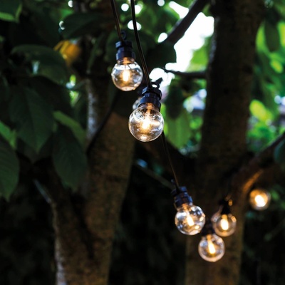 Sirius LED víla Lucas startovací sada 10 plamenů čirá - 69600