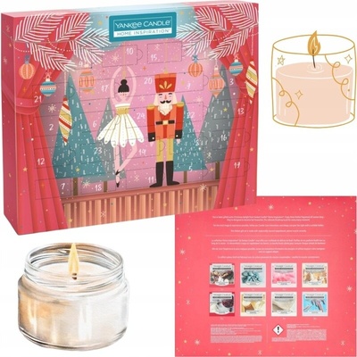 Yankee Candle Home Inspiration Advent Calendar čajová svíčka 24 x 9,8 g