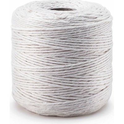 Bavlněná šňůrka na macramé 2 mm bílá - DP Craft - 500 g