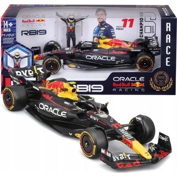 BOLID F1 Red Bull RB19 FIGÚRKA SERGIO PEREZ MODEL BBURAGO 18-28036 1:24