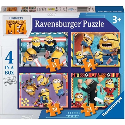 Ravensburger - Puzzle 4v1 Minions - Despicable Me - 1 - 39 piese