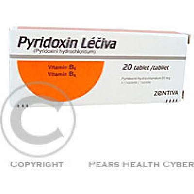 PYRIDOXIN LÉČIVA POR 20MG TBL NOB 20
