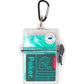 Kikkerland Покер комплект Texas Hold'em Poker за игра навън (GG247)