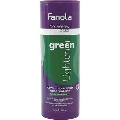 Fanola No Yellow Color Compact Green Bleaching Powder 450 g