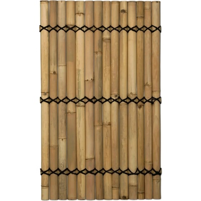 Panel z polkruhových bambusových tyčí prírodnej farby š 90 x v 150 cm