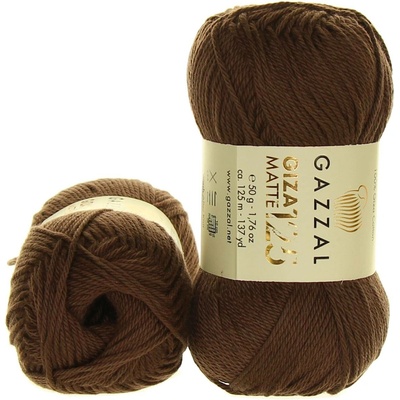 Gazzal Giza Matte 125 5586 tmavě hnědá