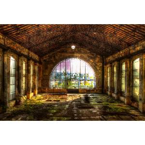 DIMEX ART Флизелинов фототапет стара електроцентрала 375 x 250 см
