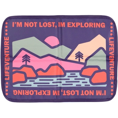 LifeVenture Sit Mat Цвят: син