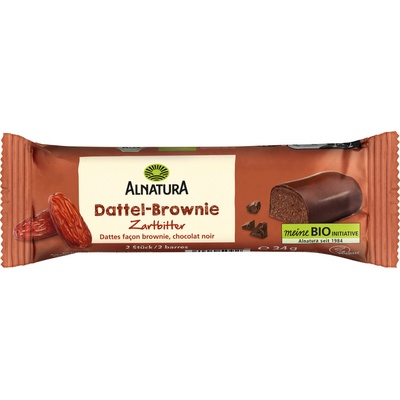 Alnatura Био блокче с фурми и брауни - 34 г
