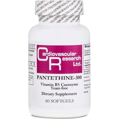 Ecological Formulas Pantethine-300, 300 mg, 60 софтгел капсули, Ecological Formulas (13265 EF)