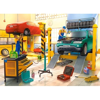 Image 1 of Castorland - Puzzle Car Workshop 100 pieces - 100 piese