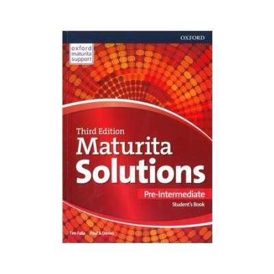 Maturita Solutions 3rd Edition Pre-Intermediate Student's Book